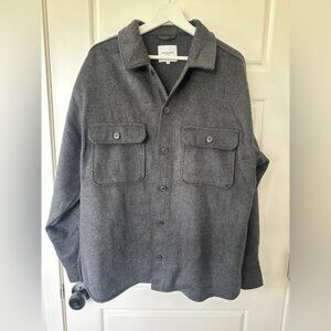 Jack  Jones Gray Shirt Jacket